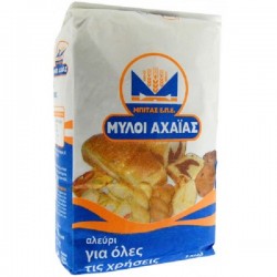 ΑΛΕΥΡΙ ΓΙΑ ΟΛΕΣ ΤΙΣ ΧΡΗΣΕΙΣ ΜΥΛΟΙ ΑΧΑΙΑΣ 1000γρ. ΑΛΕΥΡΙ ΓΙΑ ΟΛΕΣ ΤΙΣ ΧΡΗΣΕΙΣ ΜΥΛΟΙ ΑΧΑΙΑΣ 1000γρ.